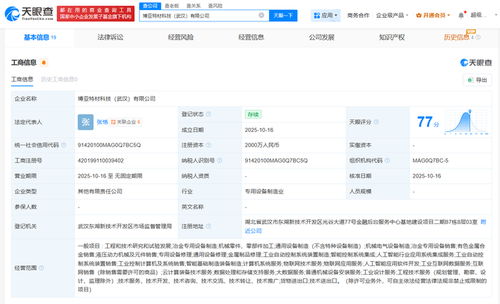 博亞精工等在武漢成立科技新公司，注冊資本2000萬布局計算機系統集成服務